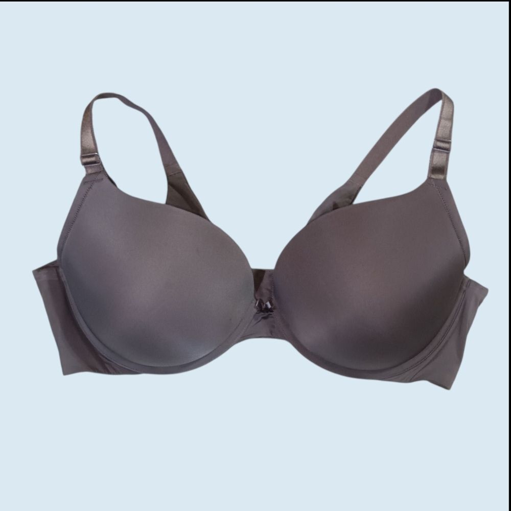 Torrid Curve Gray Full Coverage Padded Bra 42DD 42E Underwire